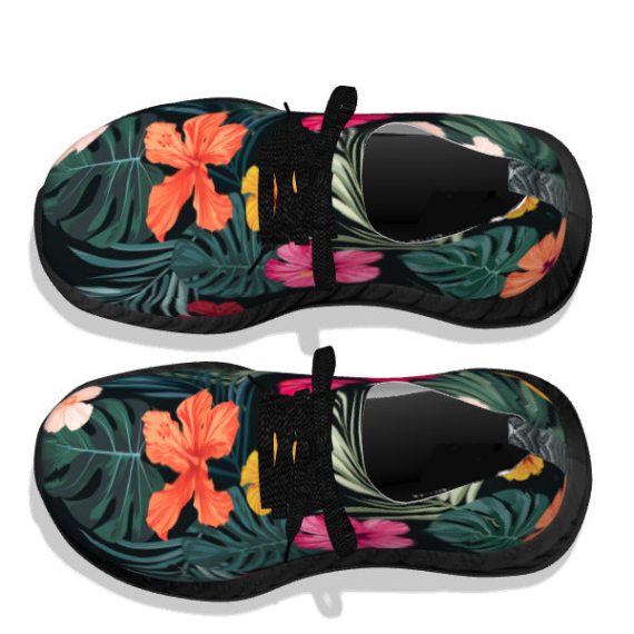 Floral Foliage - Black Soles